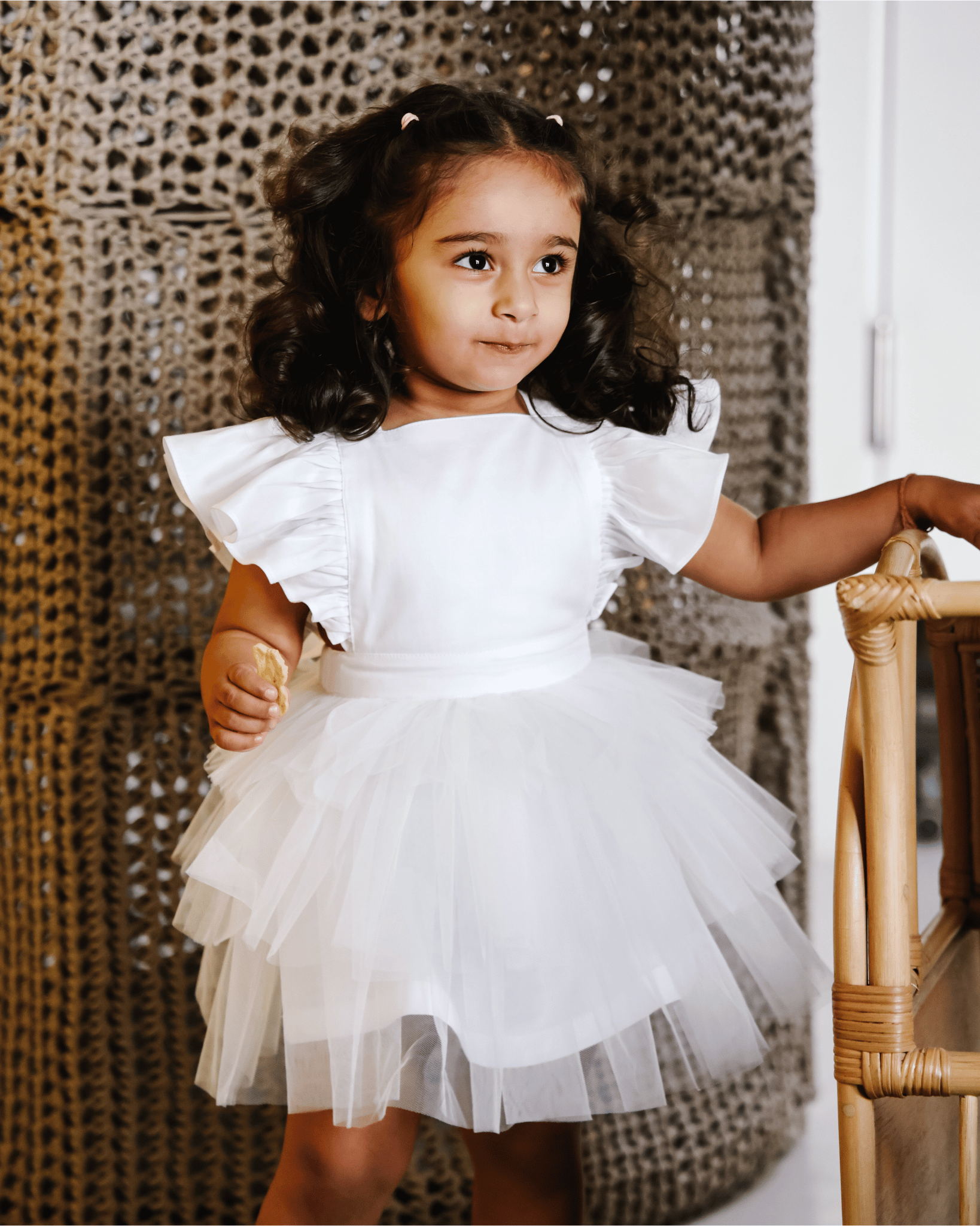 KIDS TUTU FRILL DRESS 4-10 LONDON LOOMS main image 1
