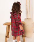 Load image into Gallery viewer, Tartan Long-Sleeved Dress