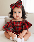 Load image into Gallery viewer, Tartan Lilly Romper