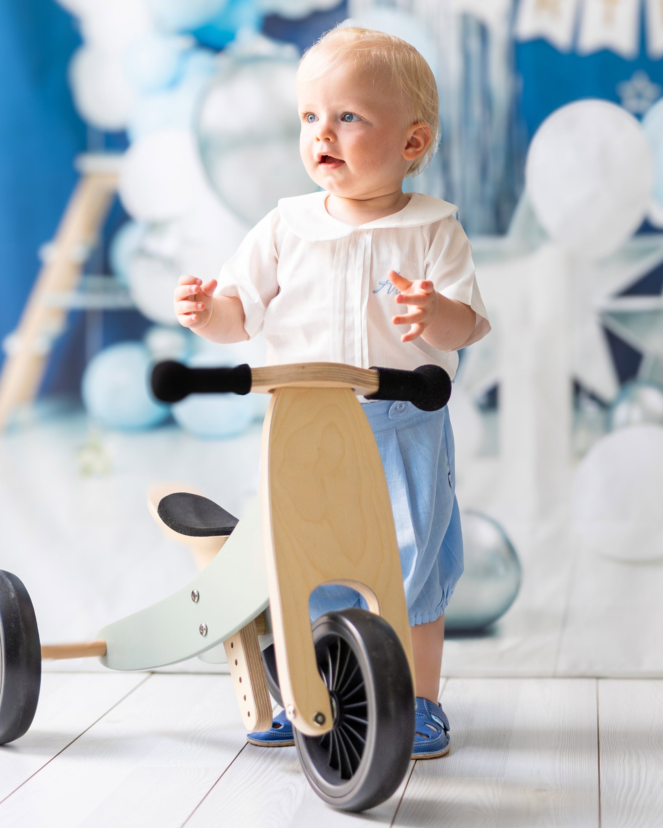 Bloomer Linen Shorts & Tee Set