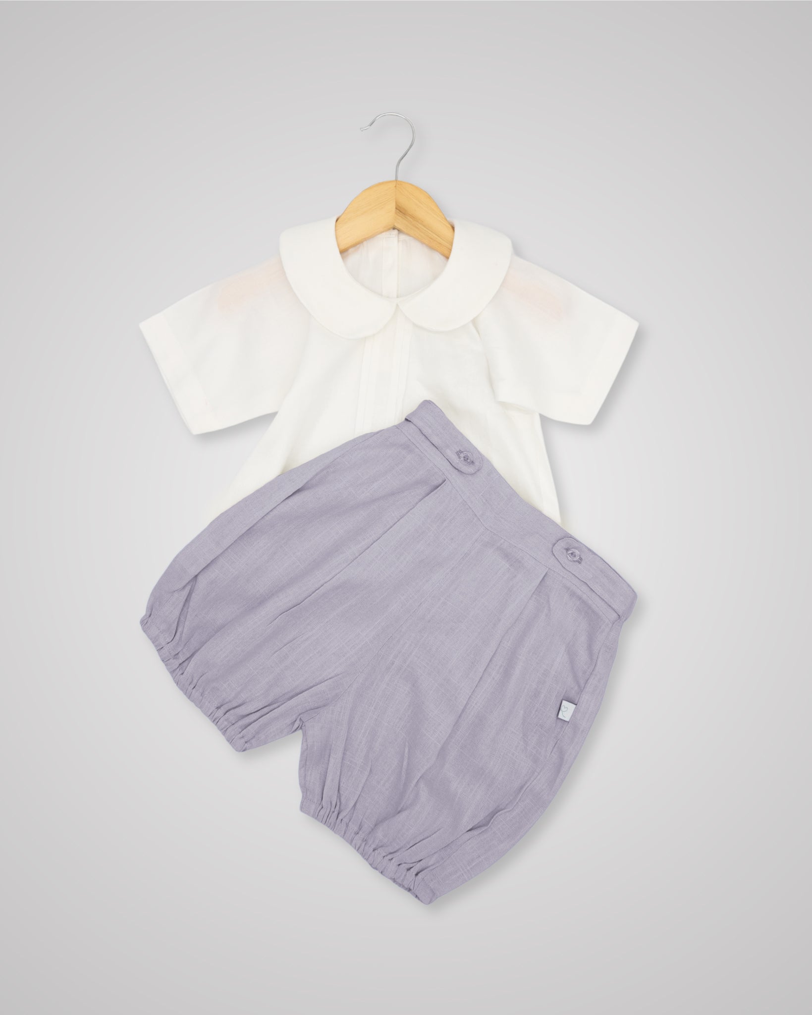 Bloomer Linen Shorts & Tee Set