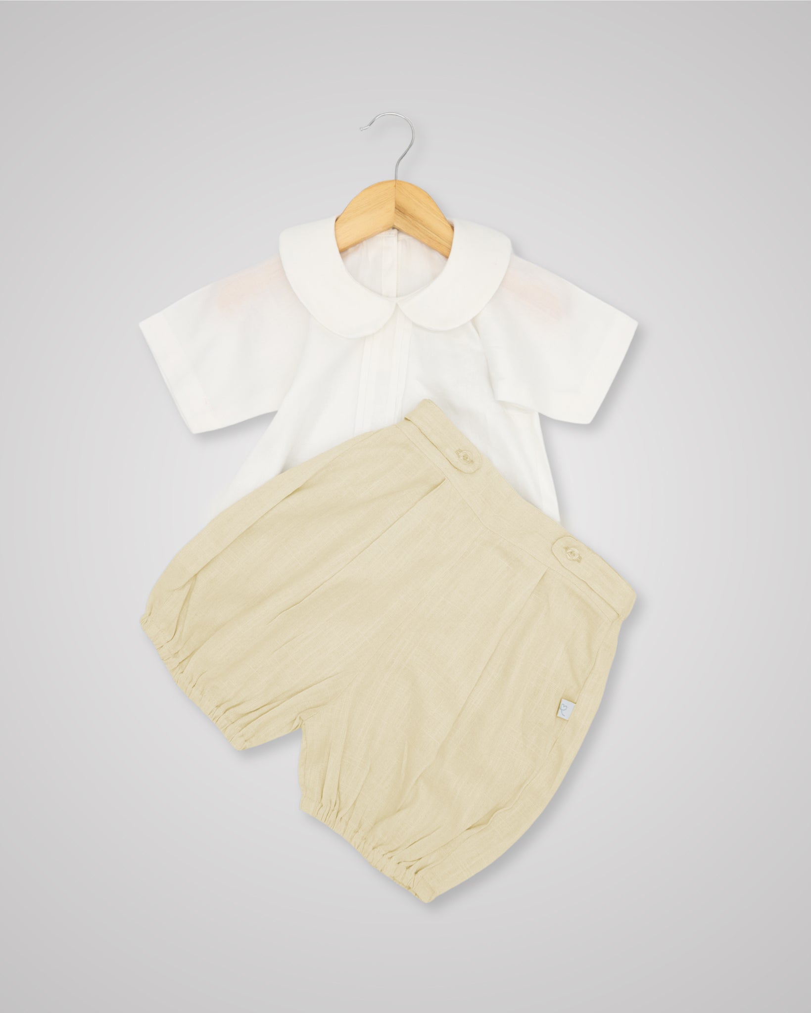 Bloomer Linen Shorts & Tee Set