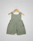 Load image into Gallery viewer, Linen Dungaree Shorts
