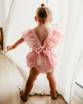 Load image into Gallery viewer, Linen Lilly Bow Romper
