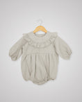 Load image into Gallery viewer, Long-Sleeved Linen Rosie Romper
