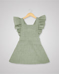 Load image into Gallery viewer, Linen Open Back Frill Dress
