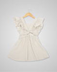 Load image into Gallery viewer, Linen Open Back Frill Dress
