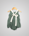 Load image into Gallery viewer, Linen Bow Back Romper
