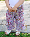 Load image into Gallery viewer, Mace and co kids Dubai Cotton floral shorts for girls, front view close up. Perfect for playdates, parties and casual wear
