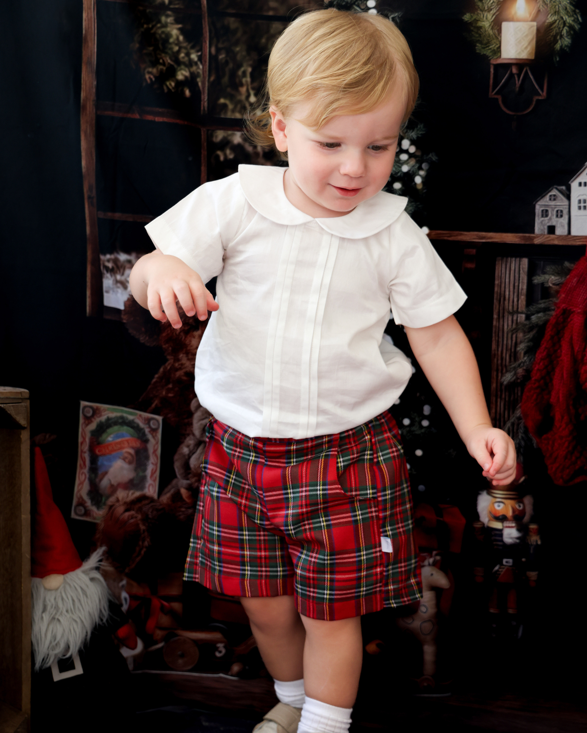 Tartan Shorts & Tee Set