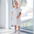 Load image into Gallery viewer, Linen Round Collar Dress
