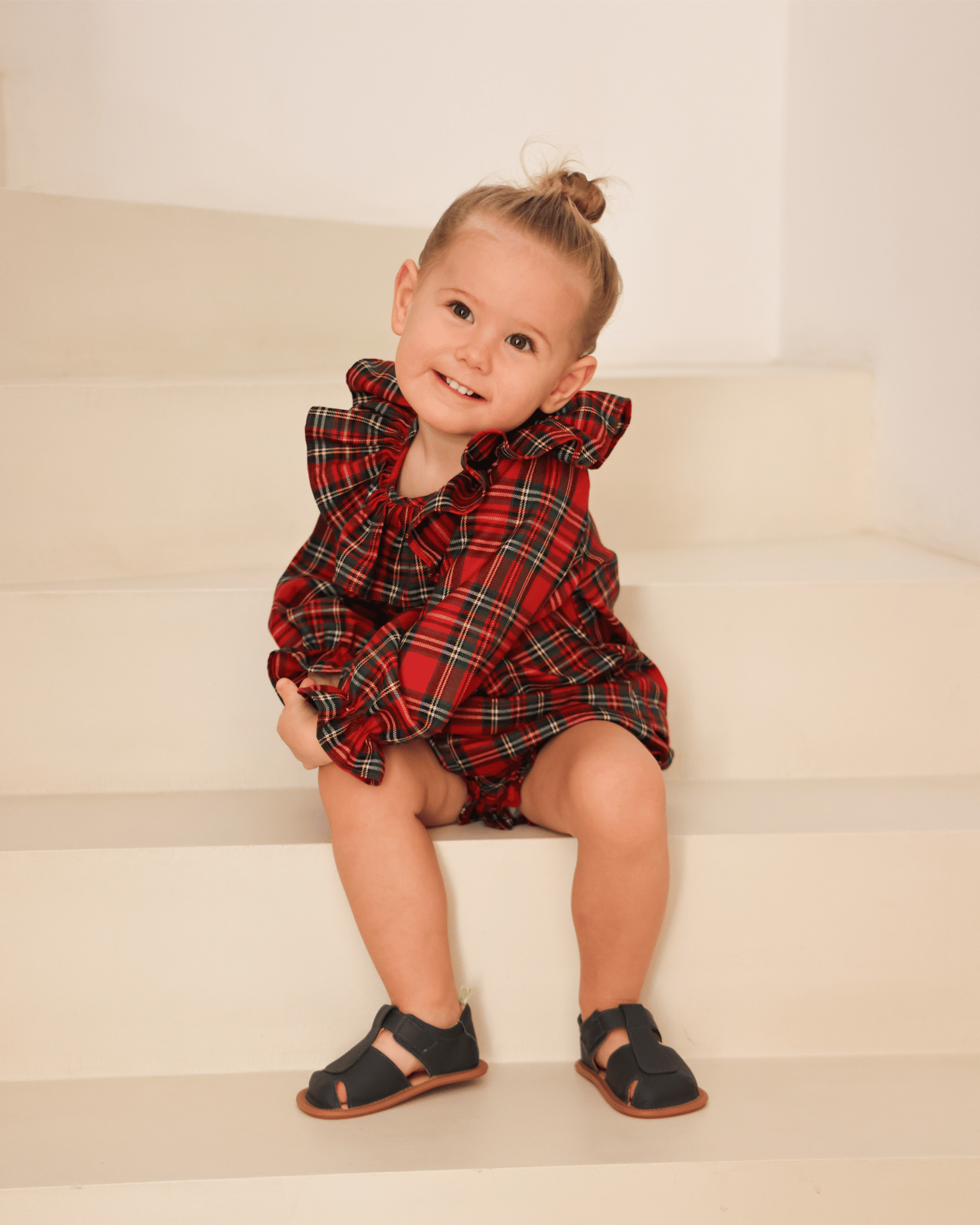 Ready-Made: Tartan Frill Top & Bloomer Set