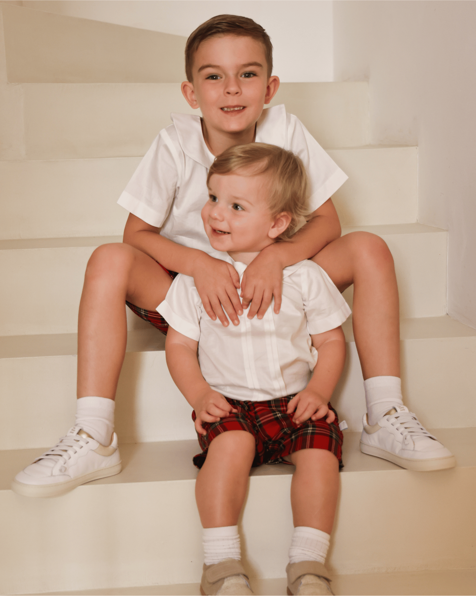 Tartan Shorts & Tee Set