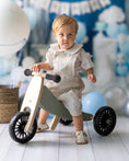 Load image into Gallery viewer, mace and co kids clothing dubai, linen fabric material dungaree shorts, for boys ages infant, toddler and kids up to seven years old, perfect for playtime, parties and casual wear.
